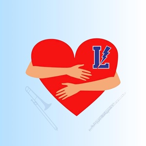 Lake Hugging Heart Graphic